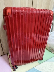 紅色鋁鎂合金行李箱 26 吋