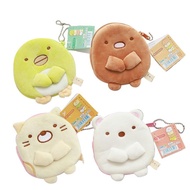 KEVINKELLY Gift Women Girl Corner Creatures Japanese Cartoon Cat Bear Duck Wallet Hang Pendant USB Cable Bag Zipper Coin Wallet Key Wallets Sumikko Gurashi Plush Purse