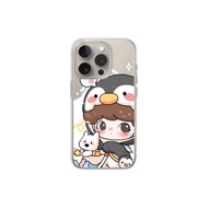 Penguin Dimoo Lovely Magnetic phone Casing For iphone 17 16 15 Pro Max 13 12 11xs xr 7