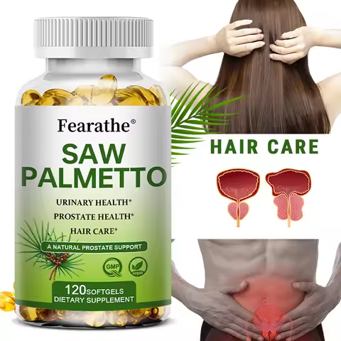 Saw Palmetto, Prostate Health Supplement, Promote Urinary Tract Function, 500mg Per Serving - Vegan,