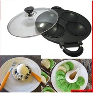 Snack Maker Cake Molds Serabi, Camir, Pancake, Dorayaki Teflon 4 Holes