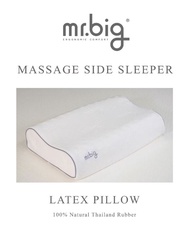 mr.big Massage Side Sleeper Latex Pillow. 100% natural rubber from Thailand. Naturally anti-dust mite and it is a product from plant.