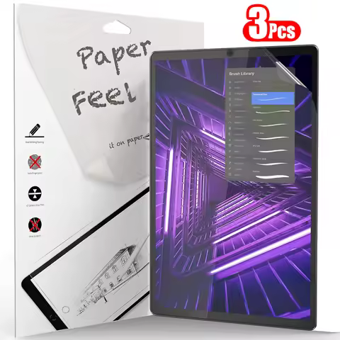 3Pcs Paper Feel Like Screen Protector for Lenovo tab M10 1st 2nd Pro 3rd Plus Gen M11 P12 Pro P11 No