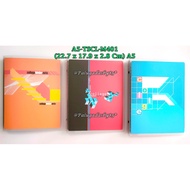 (1 Piece) JOYKO A5-TSCL-M401 College Binder Folder 22.7*17.9*2.8 Cm / Joyko A5-TSCL-M401 Binder Note
