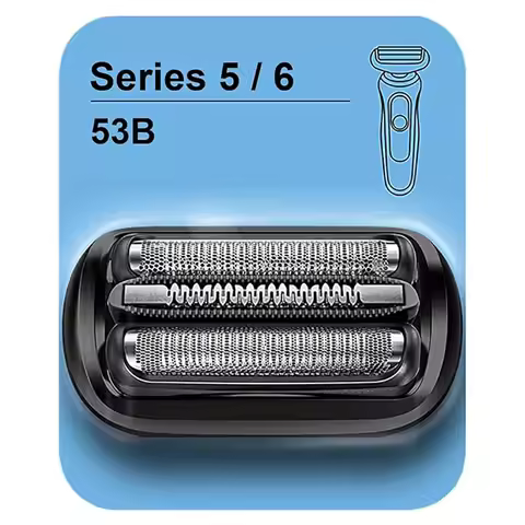 For Braun S5/S7 Series Electric Razor Replacement Shaver Head- 53B/73S, Easily Attach Your Shaver He