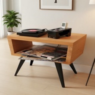 Wall-mounted 6-pack LP record shelf organizer  Rak Simpanan Rekod LP 6-Pek Dinding