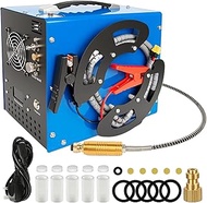 Air Compressor, 4500Psi/30Mpa, 350W Motor, Unique Vertical+Wire Spool Portable Design, Auto-Stop, Oi