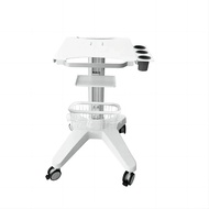 ec Patient monit Ultrasound Use Aluminium Alloy Mobile Stand Trolley Cart With Printer Table