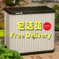 🌟戶外防水防雨儲物櫃 超強承重 陽臺櫃 花園收納櫃 防曬櫃子 戶外置物櫃 陽台櫃全新包送貨#new#free delivery#Outdoor storage cabinet#Cabinet
