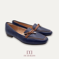 DEAR BLISS Amalia Indigo Knotted Loafers