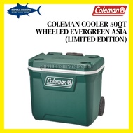 COLEMAN COOLER 50QT WHEELDXTR EVERGREEN ASIA (LMT EDT EX)
