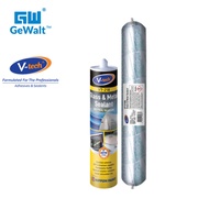 【GW GeWalt】V-tech VT-218 (Clear) Neutral Cure Glass & Metal Silicone Sealant (Weatherproof & UV-Resi