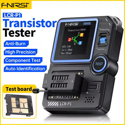 FNIRSI LCR-P1 Multifunction Transistor Resistance Capacitor Tester LCR ESR Tester Diode Triode LCR E