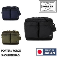 🇯🇵日本製 PORTER FORCE SHOULDER BAG 日本製斜孭袋 日本製單肩包  PORTER斜孭袋 PORTER單肩包 吉田包 YOSHIDA & COMPANY 85507415 85