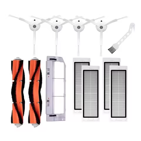 Main Side Brush Hepa Filter As Shown Plastic For Roborock S5 S502-00 S502-02 S5 Max S6 S6 Maxv S6 Pu