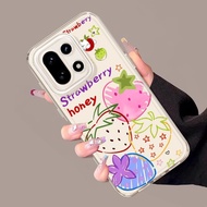 Graffiti Strawberry Suitable OnePlus 15T Phone Case 1Plus 15 Transparent Shock-resistant 13T All-Inc