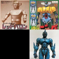 Max Factory - RED BARON 鐵金剛 23cm $500 / JEEG 磁力鐵甲人 金剛飛天鑽 23cm $800 / GUYVER 強殖裝甲 加爾巴 I 1/6 舊化 完成品 $8