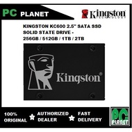 KINGSTON KC600 2.5" 3D TLC NAND INTERNAL SATA SSD SOLID STATE DRIVE - 256GB / 512GB / 1TB / 2TB