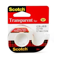 3M TRANSPARENT TAPE WITH DISPENSER 157S