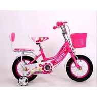 Ready Stock  Saiz 16" Basikal Budak Perempuan / 16" Kids Bicycle Girl / Basikal Kanak2 / Basikal Umur 5-7 Tahun