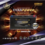 Titanpower Premium AGM DIN105 LN6 car battery