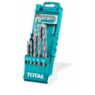 TOTAL 5 Pcs Multi-function Drill Bits TACSD7156