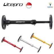 Sg Seller Litepro Easy Wheel Telescopic Rod For Brompton 3sixty pikes trifold Magiclamp123