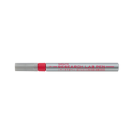 KOKUYO Research Lab Pen, Oil-Based Pigment Ink, Alcohol-Resistant, 0.6mm, Red, PM-R100R