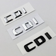 3D ABS Black CDI Logo Letters Car Trunk Badge Sticker For GL ML 320 270 W204 A B C GLK 220 CDI Emble