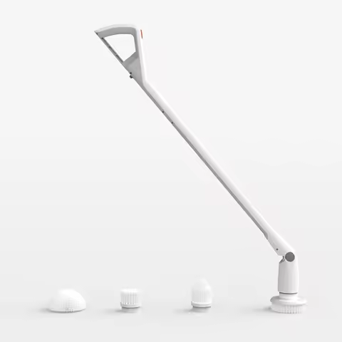 Electric Spin Scrubber, 360 Floor Scrubber Power Brush , 2 Speed HD LED Display