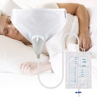 Reusable Male Urinal Bag Urine Bag Silicone Urine Funnel Pee Holder Collector with Catheter for Old 