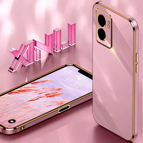 Plating Case For OPPO Reno 8 Lite Pro 5G 7 5 6 A57S A17 A96 A76 A77 A54S A17K A77 A16S A74 A94 Silic