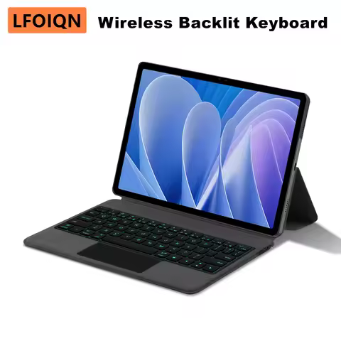 LFOIQN Wireless Backlit Keyboard Case For PRITOM Teclast Cubot HUION GAOMON DOOGEE CHUWI BLACKVIEW B