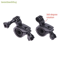 tweettwehhuj For Gopro Hero11 10 9 8 7 SJCAM Camera Accessories 360 Degree Rotation Bicycle Motorcyc