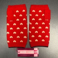 G302 口英國貨品 男裝 女裝 針織 手套 手襪 橙色 心心 ALICE HANNAH Unisex Men Women Orange Export UK Stock (with brand lab