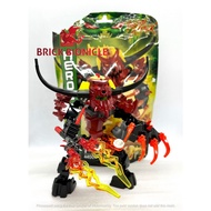 VINTAGE HERO FACTORY - HERO FACTORY TOYS - 44001 PYROX with official box