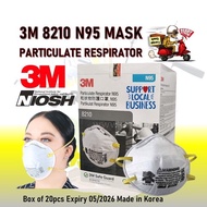 3M Particulate Respirator 8210, N95 Mask (20pcs/box)