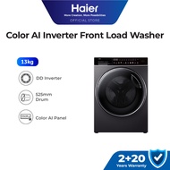 [WiFi] Haier 13kg Front Load Colour AI DD Inverter Washing Machine / Colour AI Panel / 525mm XL Drum