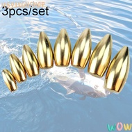 45YJXGUSHOP Brass Round Shot Split High Quality Sinker