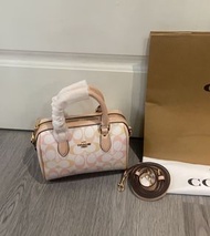 Coach Pastel Ombre Mini Boston Bag