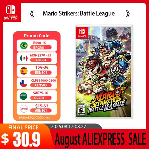 Nintendo Switch Game Deals - Mario Strikers: Battle League - Support TV Tabletop Handheld