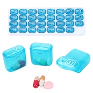 Crazyi 31 Day Monthly Medicine Tablet Pill Sorter Month Pill Case Organizer Box