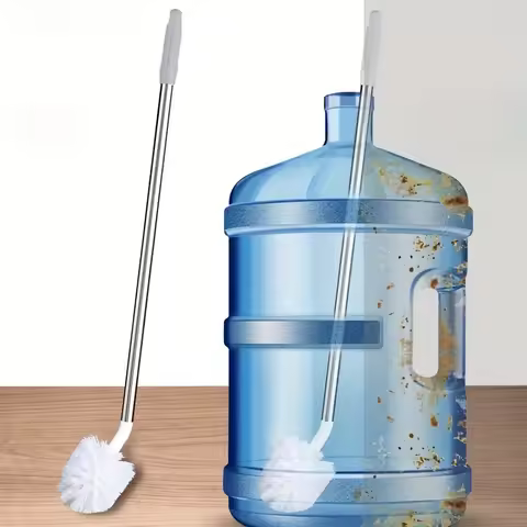 Pure Water Bucket Brush, Extended Brush Bucket, Washing Bucket Artifact, Long Handle Bucket Water Cl