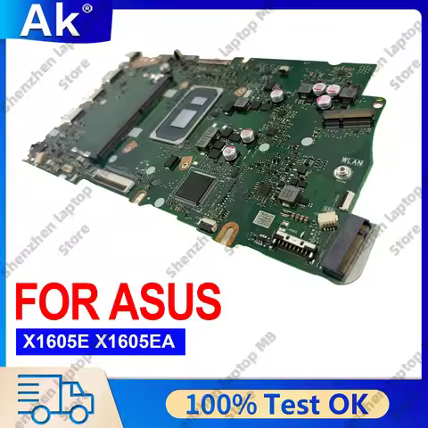 X1605EA X1605E Laptop Motherboard For ASUS VivoBook X1605EA Notebook Mainboard W/ I3 i5 i7 11th Gen 