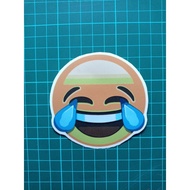 Laughing emoji sticker