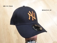 Topi New Era 9Forty New York Yankees League Essential Navy/Bronze Cap 100% Original Resmi