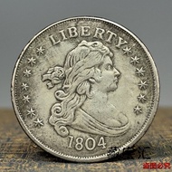 Rare Year 1804 Year USA 1 Dollar Face Value Rare Silver Coin Gobreshit Silver Dollar Dayang Can Blow