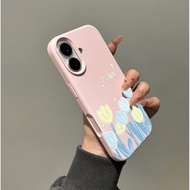Flower Aesthetic Liquid Silicone Casing Realme C85 Pro C71 C75X Note 60X 70 Casing