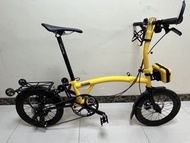 95% RUHM DX7 16寸碟剎7速摺車 國布 小布