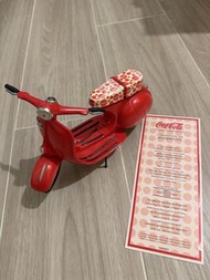 Coca-Cola Vespa 摩托車模型